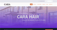 Desktop Screenshot of carahair.net